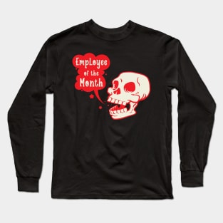 Skull Employee Long Sleeve T-Shirt